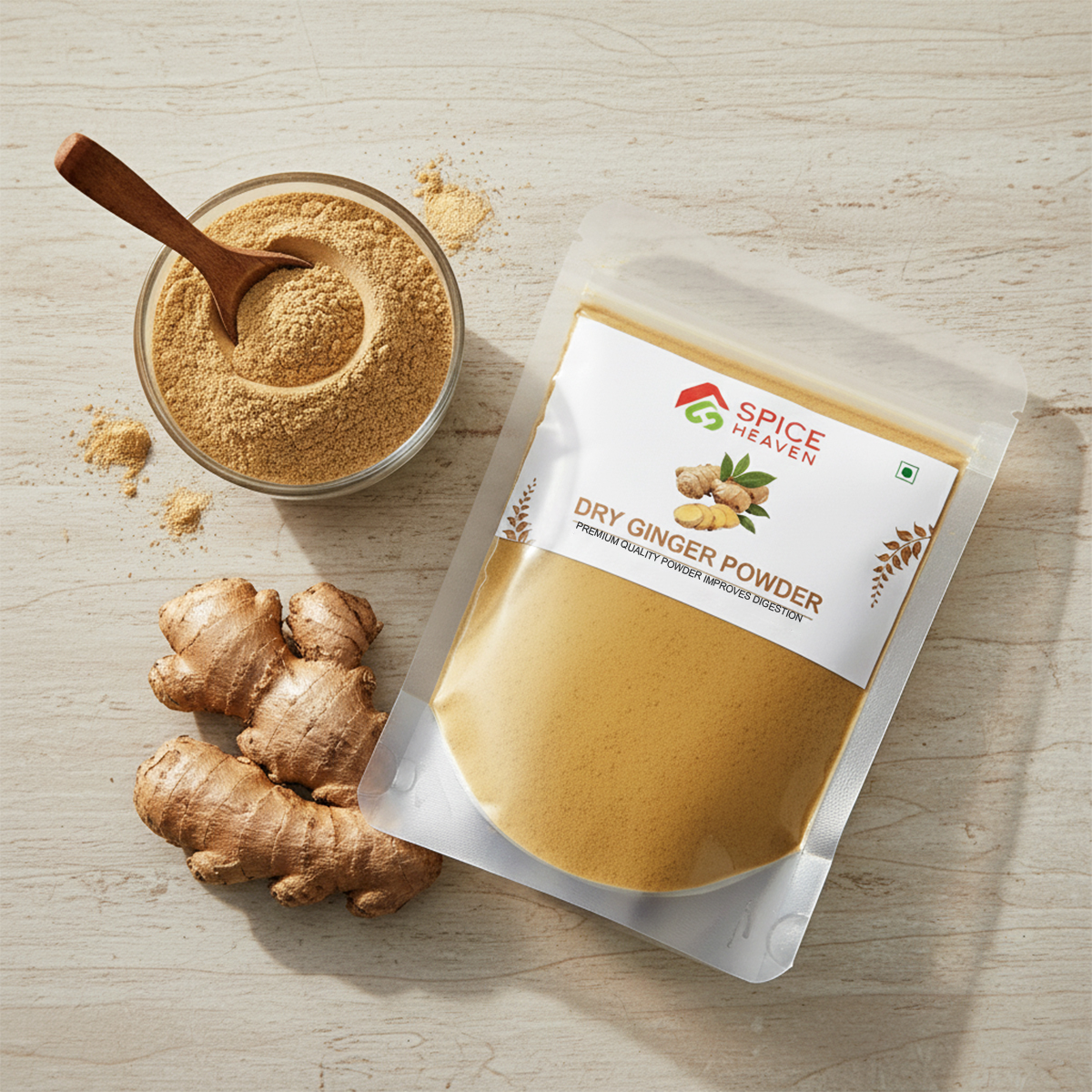 Dry Ginger Ecom 03 Dry Ginger Powder - Spice Heaven