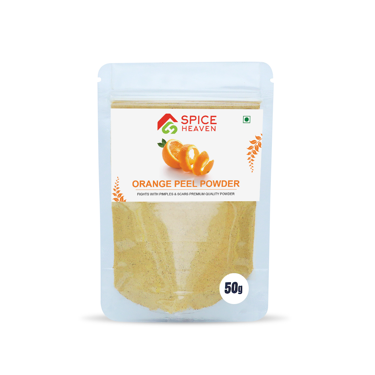 Orange Peel Ecom 00-50g Orange Peel Powder - Spice Heaven