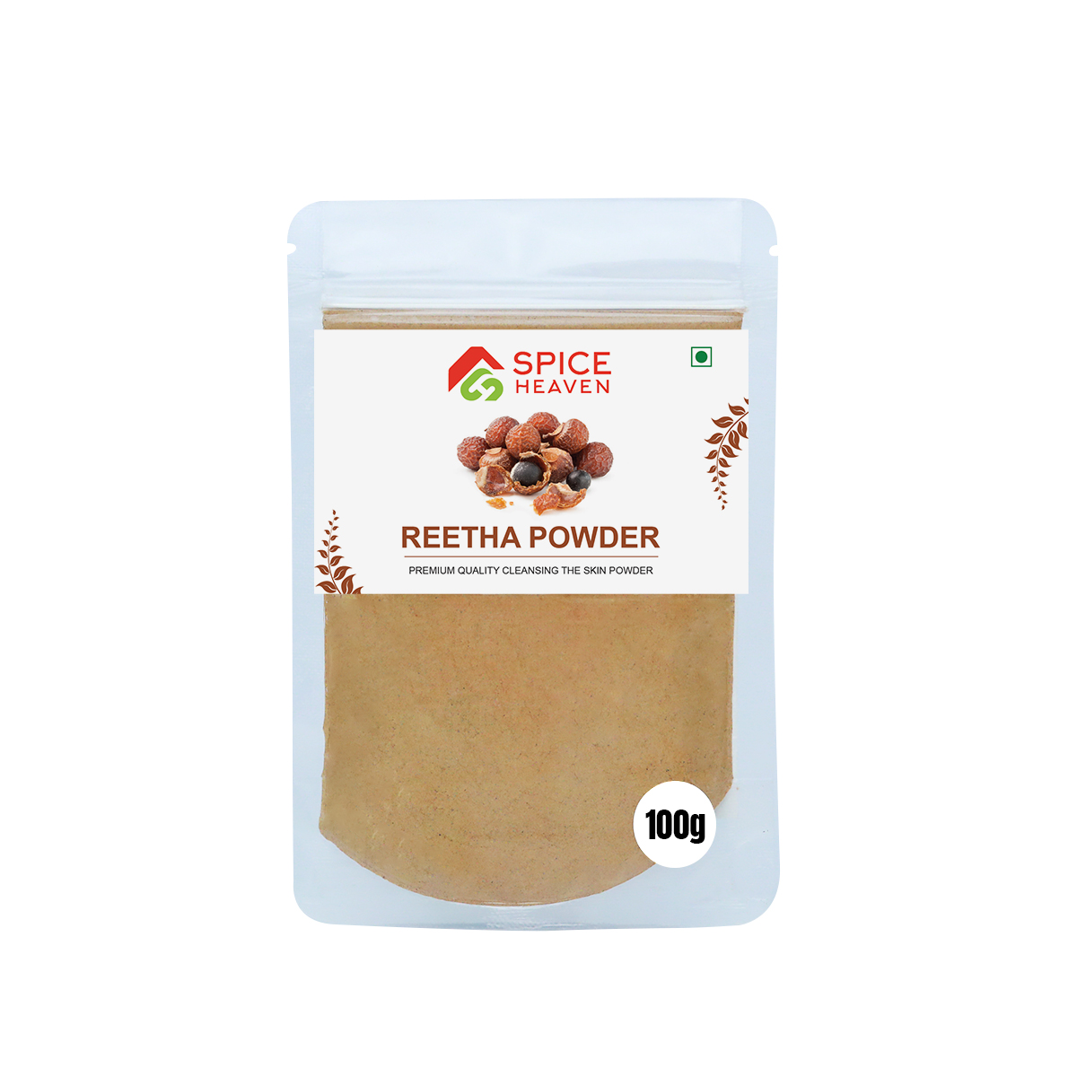 Reetha Ecom 00-100g Reetha Powder - Spice Heaven