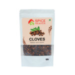 Spice Heaven Premium Cloves 100g | 100% Natural Laung | Whole Dried Cloves for Cooking, Tea & Pickles | Rich Aroma & Strong Flavor | No Preservatives, No Artificial Color | FSSAI Certified | Made in India