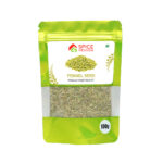Spice Heaven Premium Fennel Seeds 100g | 100% Natural Saunf | Whole Dried Saunf for Digestion & Mouth Freshener | Rich in Fiber & Vitamins | No Preservatives | FSSAI Certified | Made in India