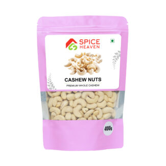 Spice Heaven Premium whole Cashew Nuts | 100% Natural | Rich in Protein & Minerals | Immunity Booster | Healthy Snack for Energy | No Preservatives | FSSAI Certified | Made in India